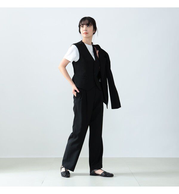 Demi-Luxe BEAMS 「AK+1 / スーパーブラック ベスト」|ダウン|