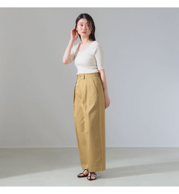 Demi-Luxe BEAMS 「丸胴 テレコ Tシャツ」|Tシャツ・カットソー|