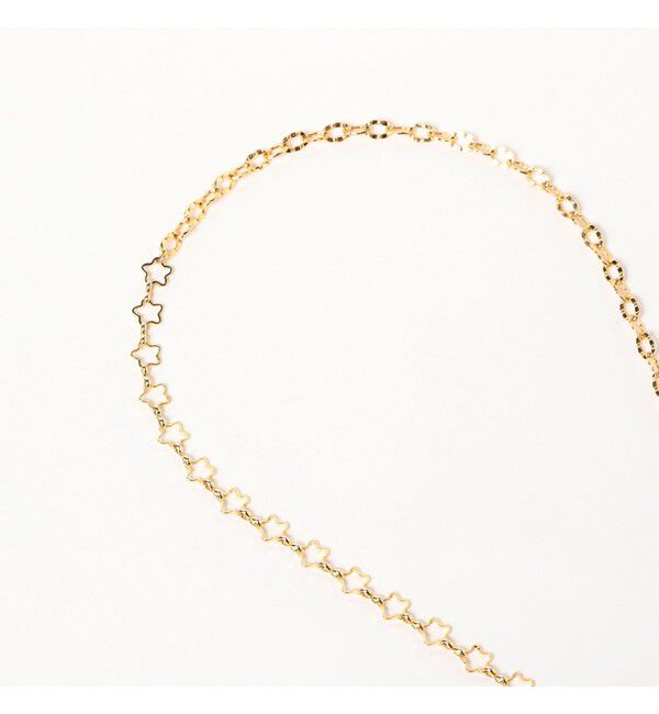 Ray BEAMS 「フラワー クロス ラリエット ネックレス」|その他|