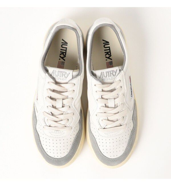 Demi-Luxe BEAMS 「AUTRY / MEDALIST LOW レザースエード コンビ スニーカー」|スニーカー|
