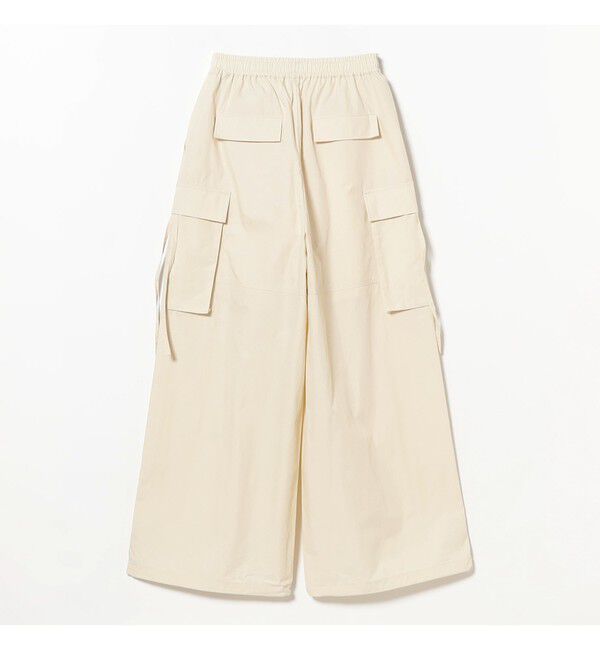 Ray BEAMS 「ストラップ カーゴ ワイド パンツ」|チノ|