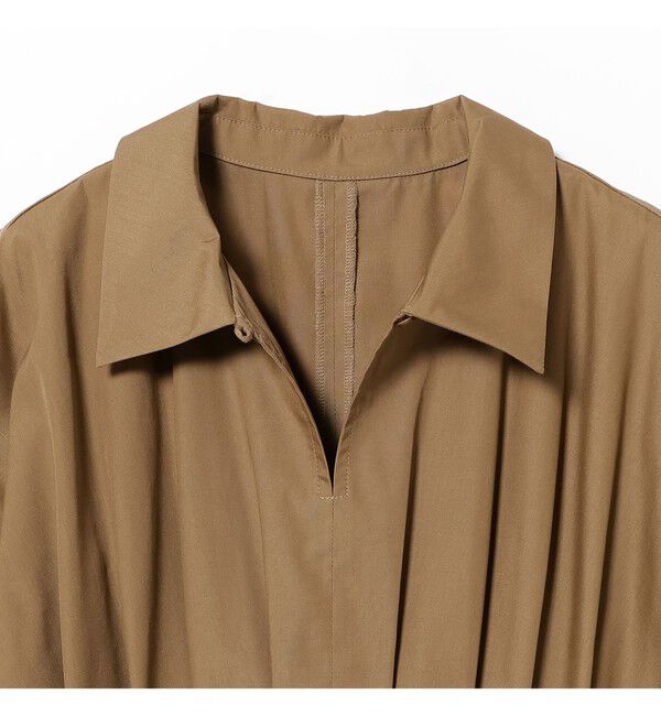 Ray BEAMS 「タック ウエスト シャツ ワンピース」|ワンピース|