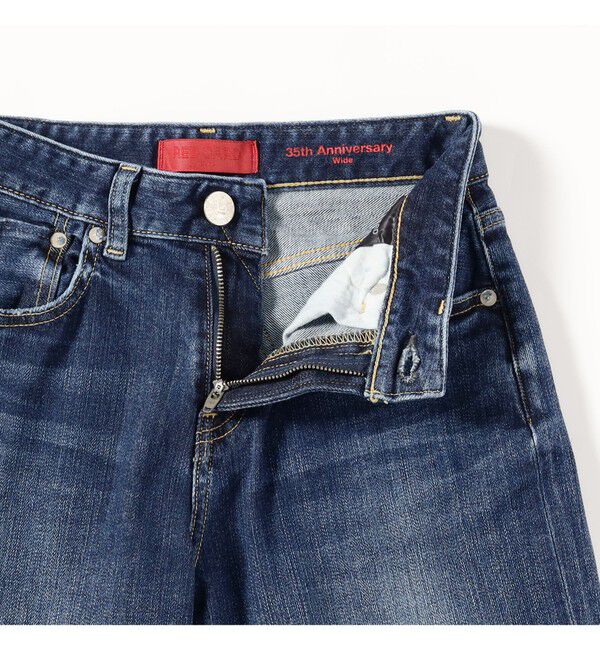 Ray BEAMS 「RED CARD TOKYO / Anniversary Wide デニムパンツ」|デニム|