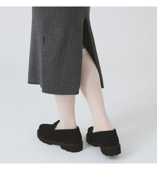 Ray BEAMS 「リブ ニット ポロ ワンピース」|ワンピース|