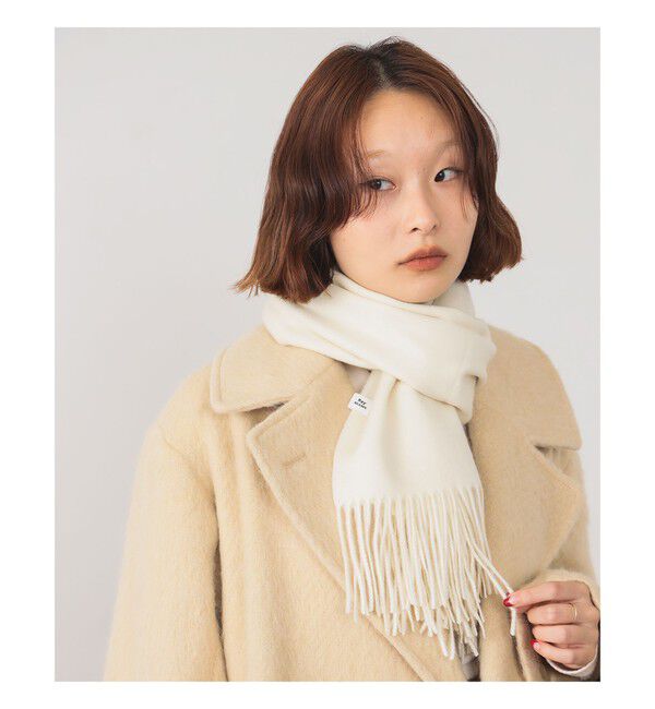 Ray BEAMS 「カシミヤ ストール 25AW」|ストール|OFF WHITE