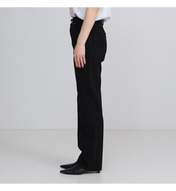 Demi-Luxe BEAMS 「upper hights / THE AMALIE BLACK デニムパンツ」|デニム|