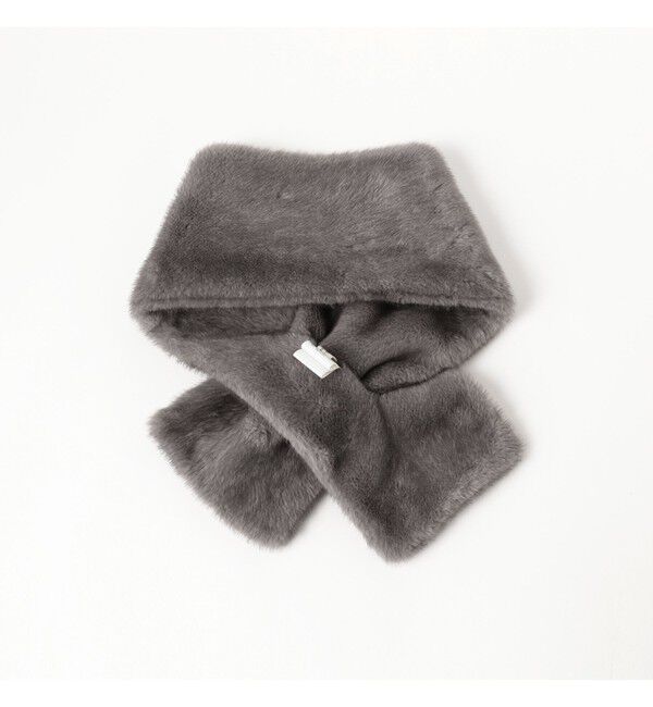 Demi-Luxe BEAMS 「ミンク フェイクファー マフラー」|ストール|