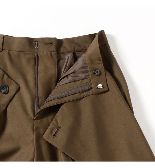 Ray BEAMS 「フロント ラップ ワイド パンツ」|チノ|