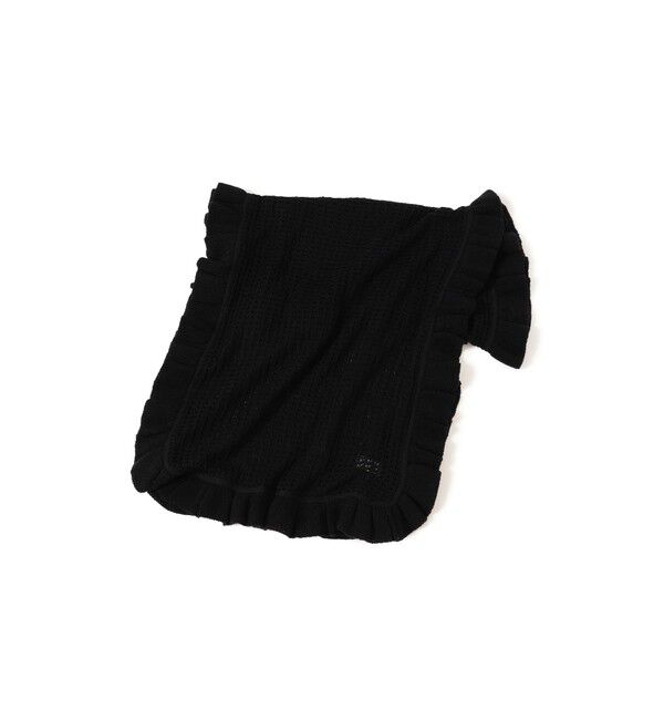 BEAMSBOY「透かし編み フリル ストール」|マフラー|