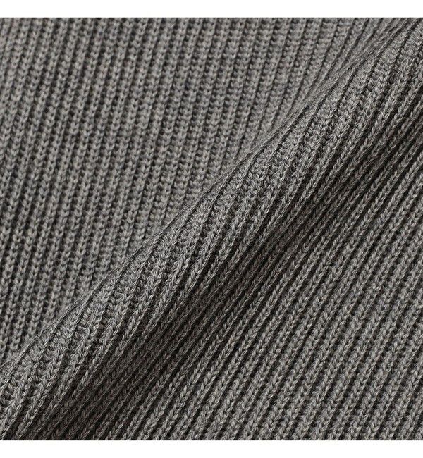 Demi-Luxe BEAMS 「BATONER / ウール リブ ハーフジップ ニット」|ニット・セーター|