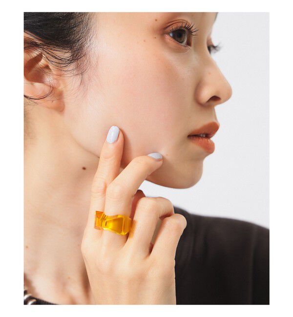 BEAMSBOY「リボン クリア リング」|その他|YELLOW