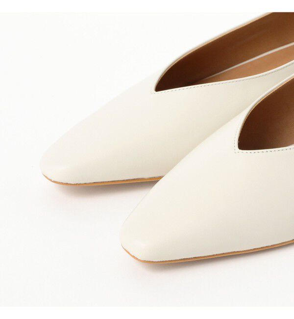 Demi-Luxe BEAMS 「Vカット フラット パンプス」|パンプス|