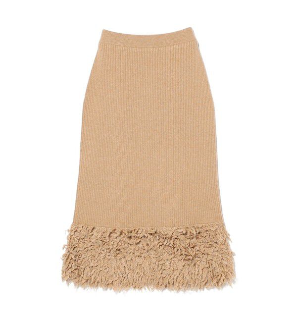 Ray BEAMS 「RBS / フリンジ キリカエ ニット スカート」|スカート|