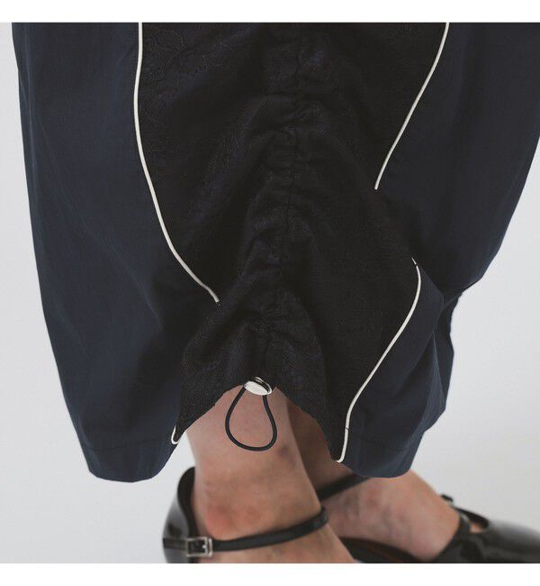 Ray BEAMS 「レース キリカエ トラック スカート」|スカート|