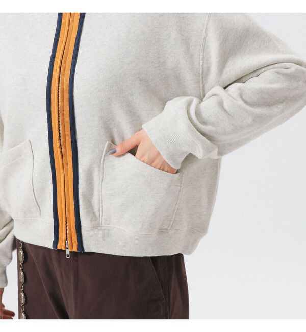 BEAMSBOY「スリートーン スウェット カーディガン」|スウェット・ジャージ|