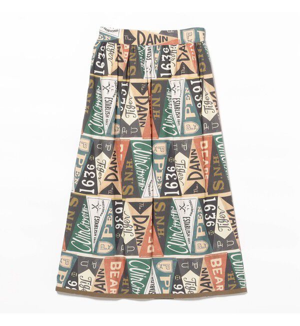 BEAMSBOY「ペナント プリント スカート」|スカート|