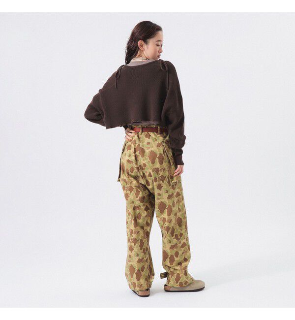 BEAMSBOY「ミリタリー ショート プルオーバー」|ニット・セーター|