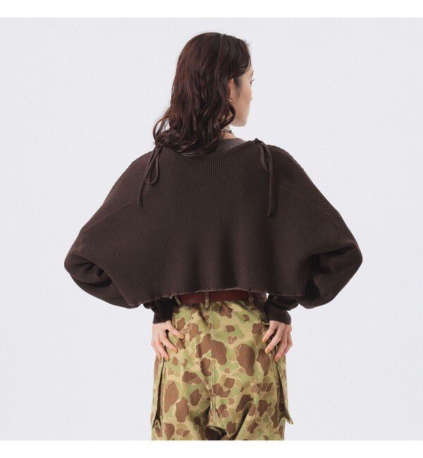 BEAMSBOY「ミリタリー ショート プルオーバー」|ニット・セーター|