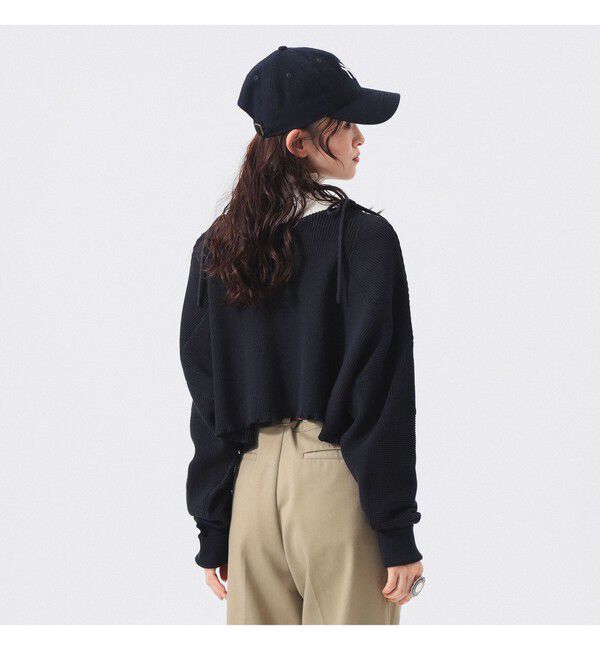 BEAMSBOY「ミリタリー ショート プルオーバー」|ニット・セーター|