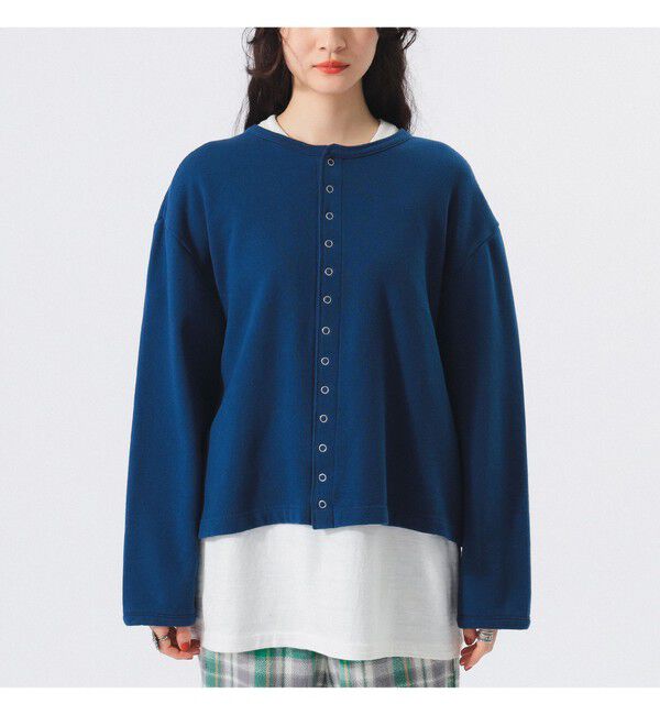 BEAMSBOY「リングドット カーディガン」|スウェット・ジャージ|