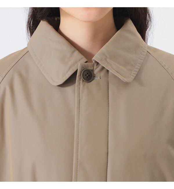 BEAMSBOY「コットン ポリエステル シャンブレー ステンカラー コート」|ダッフルコート|