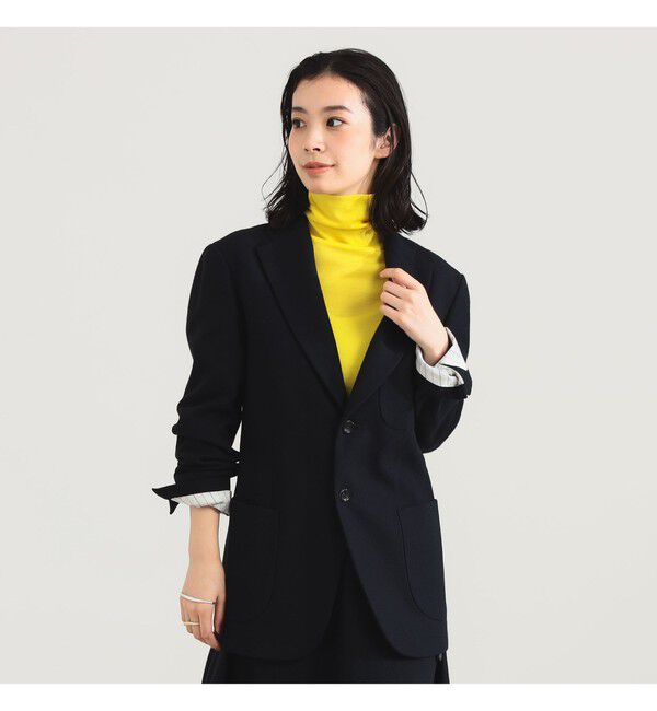 Demi-Luxe BEAMS 「AK+1 / ウール ソリッド 2ボタン ジャケット」|ダッフルコート|