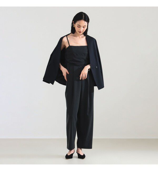 Demi-Luxe BEAMS 「キュプラ ドレープ オールインワン」|オールインワン|