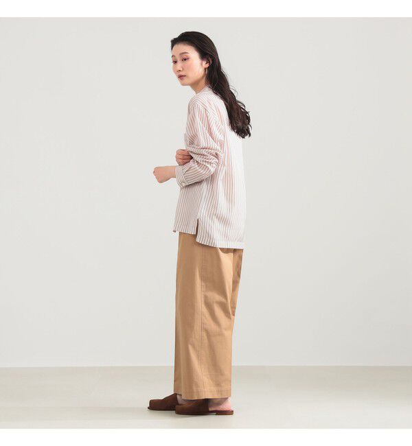 Demi-Luxe BEAMS 「YLEVE / ストライプ パジャマ シャツ」|シャツ・ブラウス|