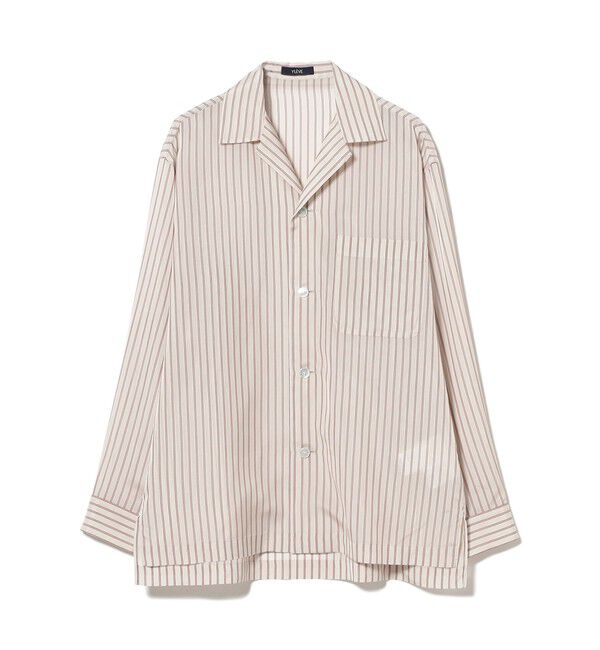 Demi-Luxe BEAMS 「YLEVE / ストライプ パジャマ シャツ」|シャツ・ブラウス|
