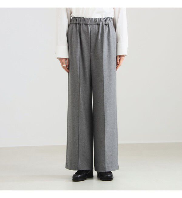 Demi-Luxe BEAMS 「ウールライク イージーパンツ」|チノ|