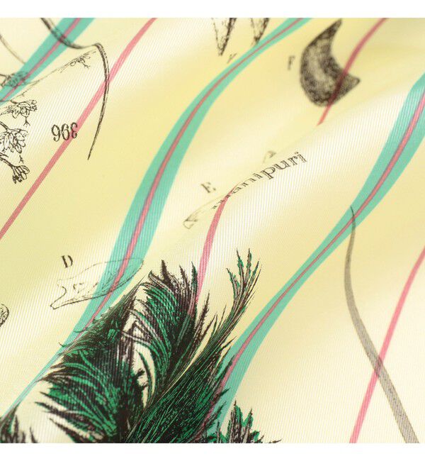 Demi-Luxe BEAMS 「ｍanipuri / ボタニカル スカーフ」|ストール|