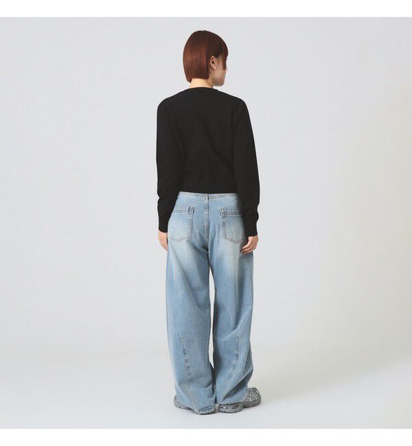 Ray BEAMS 「ビジュー クルーネック カーディガン」|ニット・セーター|