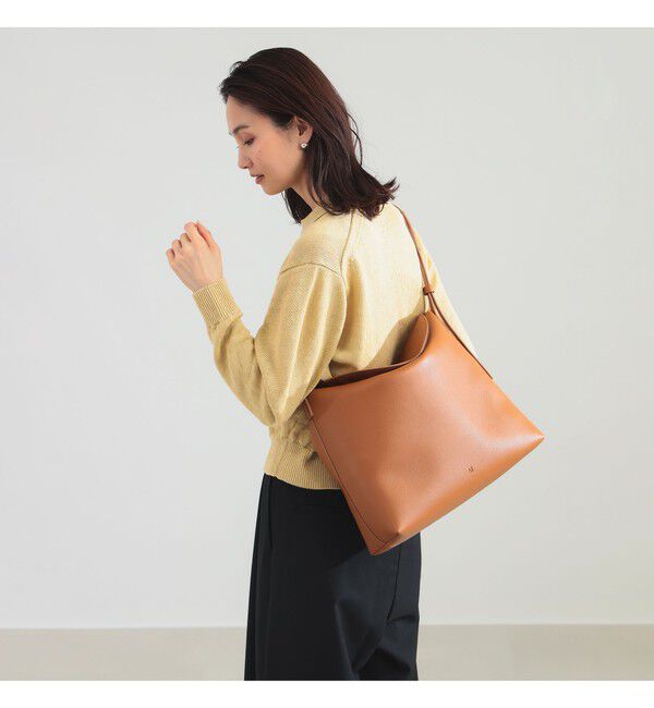 Demi-Luxe BEAMS 「&MyuQ / UPIS grande ショルダーバッグ」|トートバッグ|CAMEL