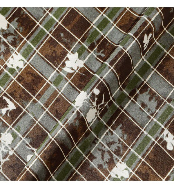 Ray BEAMS 「チェック フラワー プリント タイト スカート」|スカート|