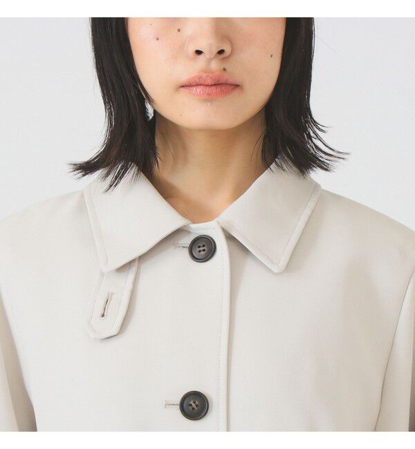 Ray BEAMS 「ダブルクロス ステンカラー コート」|ステンカラーコート|