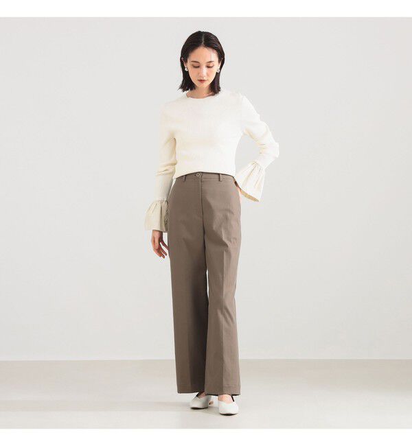 Demi-Luxe BEAMS 「ピーチツイル ストレート パンツ」|チノ|