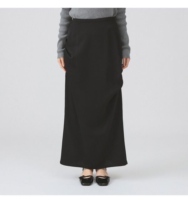 Ray BEAMS 「サテン ドレープ スカート」|スカート|