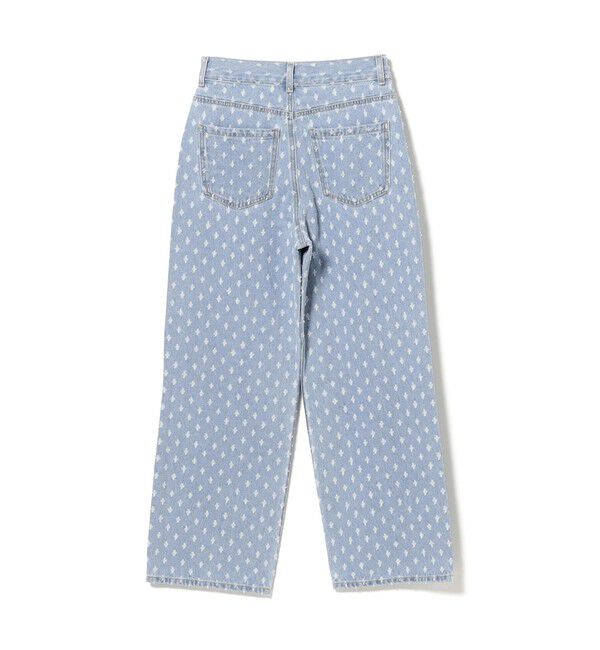 Ray BEAMS 「ジャカード デニム ストレート パンツ」|デニム|