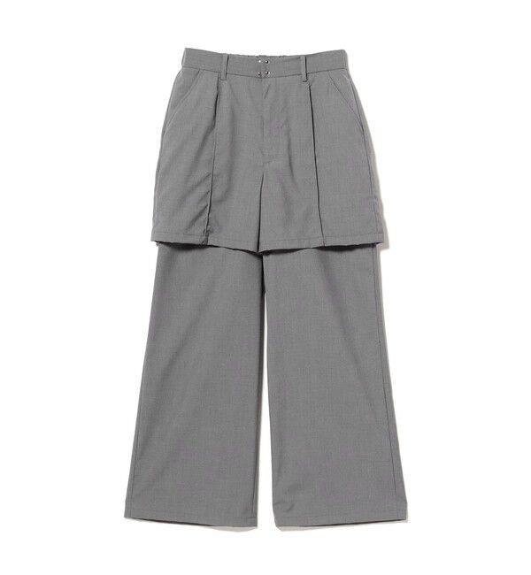 Ray BEAMS 「ハーフ レイヤード パンツ」|チノ|