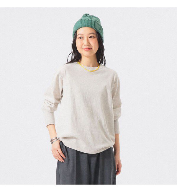 BEAMSBOY「【別注】Healthknit / クルーネック ロングスリーブ Tシャツ」|Tシャツ・カットソー|