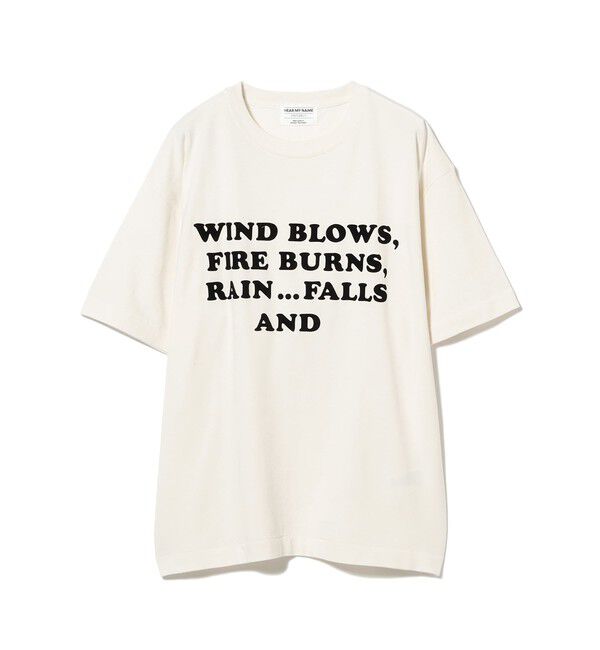 BEAMSBOY「【別注】HEAR MY NAME &times; maturely / メモラブル プリント Tシャツ」|Tシャツ・カットソー|