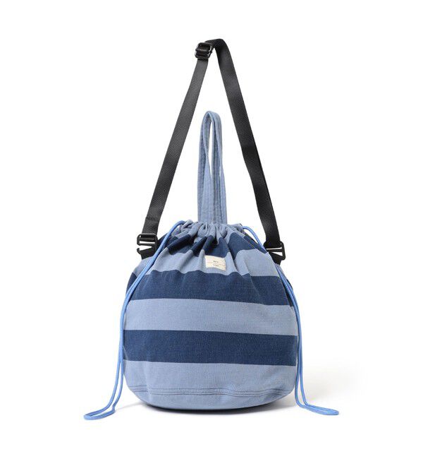 BEAMSBOY「【別注】N,P,E / ボーダー カットソー ペイシェントバッグ L」|その他|BLUE/NAVY