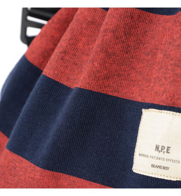 BEAMSBOY「【別注】N,P,E / ボーダー カットソー ペイシェントバッグ L」|その他|