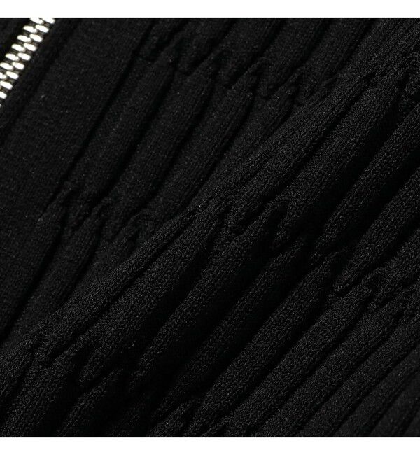 Ray BEAMS 「リブ ジップ ポロ カーディガン」|カーディガン|