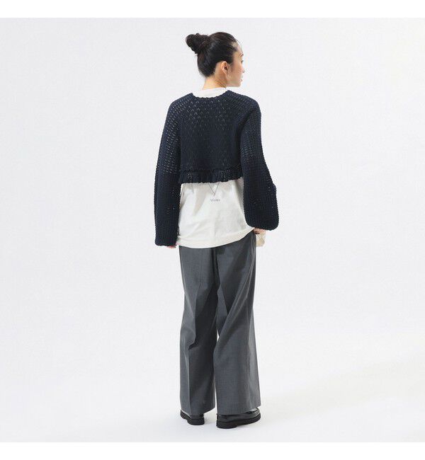 BEAMSBOY「レース ニット ボレロ」|ニット・セーター|
