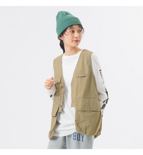 BEAMSBOY「ナイロン フィッシング ベスト」|ベスト・ジレ|