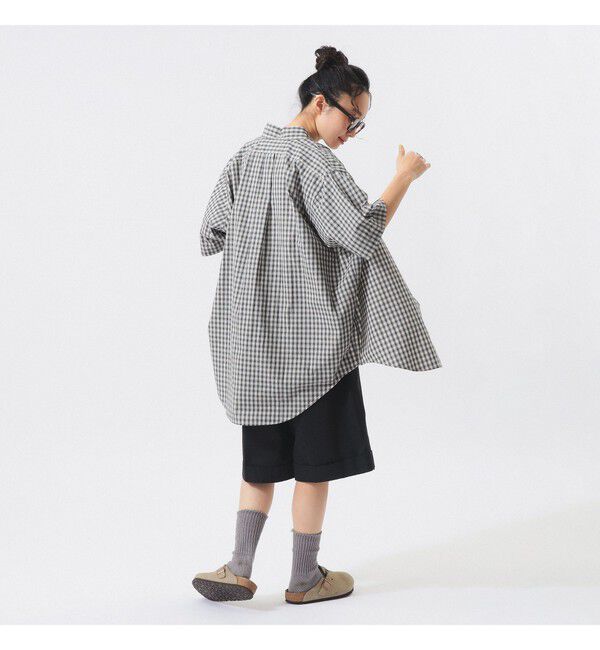 BEAMSBOY「ボーイ チェック ビッグ ボタンダウン シャツ」|シャツ・ブラウス|