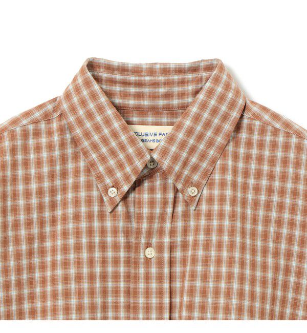 BEAMSBOY「ボーイ チェック ビッグ ボタンダウン シャツ」|シャツ・ブラウス|