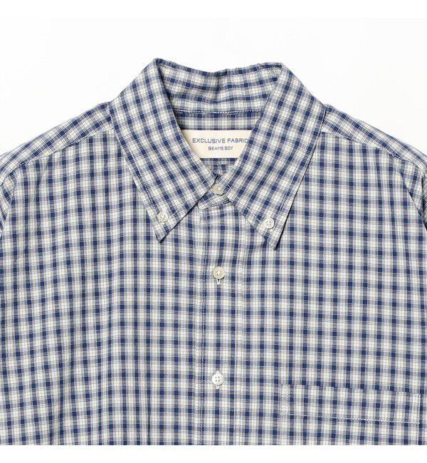 BEAMSBOY「ボーイ チェック ビッグ ボタンダウン シャツ」|シャツ・ブラウス|