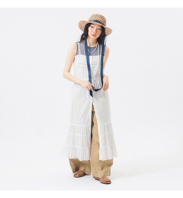 BEAMSBOY「カットワーク キャミワンピース」|ワンピース|